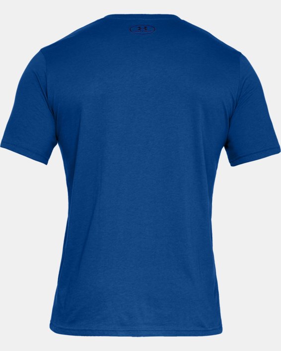 Herren UA Boxed Sportstyle Kurzarm-T-Shirt, Blue, pdpMainDesktop image number 5